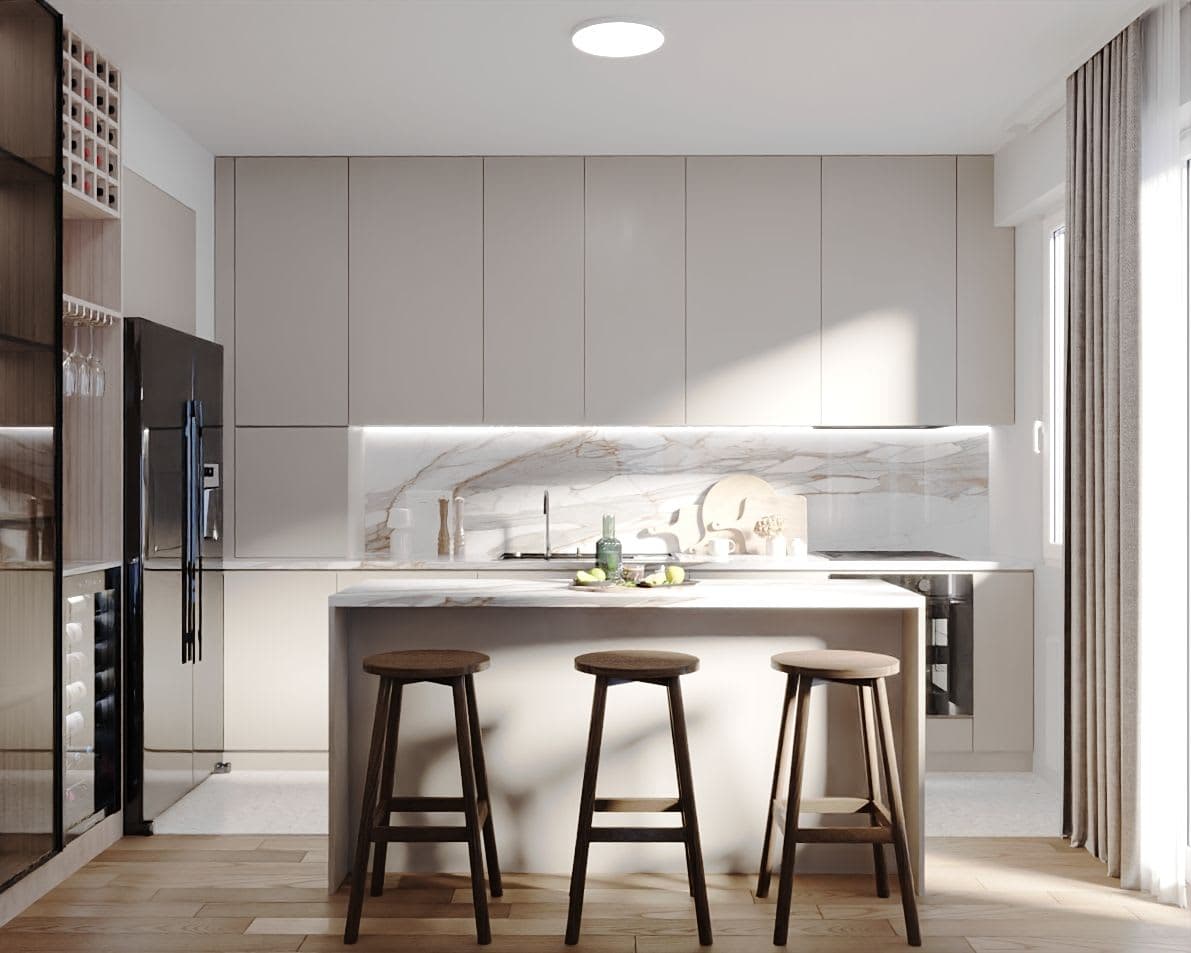 Современ Стан со Мермерни Детали — Внатрешен Дизајн, Скопје — фотографија 5, Инком Инженеринг