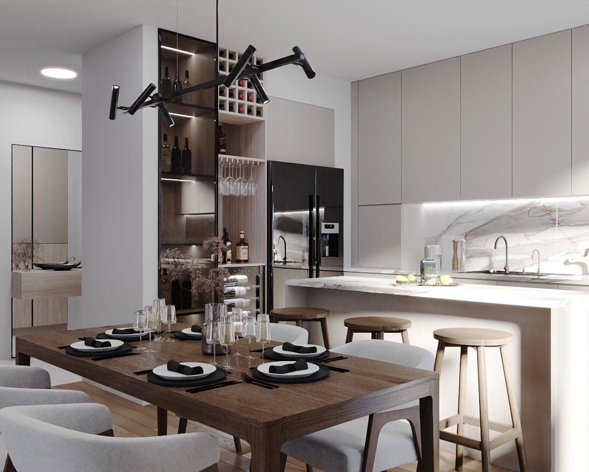 Современ Стан со Мермерни Детали — Внатрешен Дизајн, Скопје — фотографија 4, Инком Инженеринг