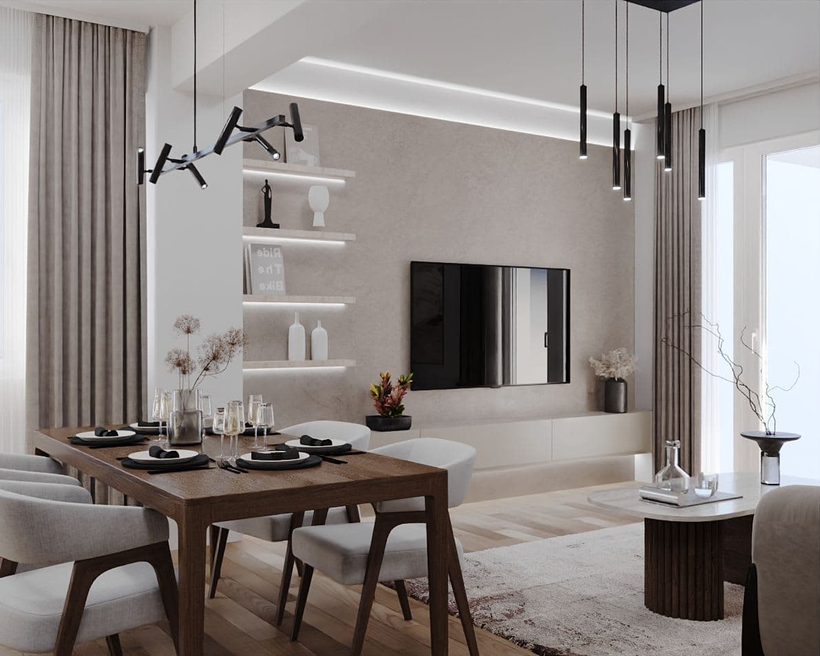 Современ Стан со Мермерни Детали — Внатрешен Дизајн, Скопје — фотографија 7, Инком Инженеринг