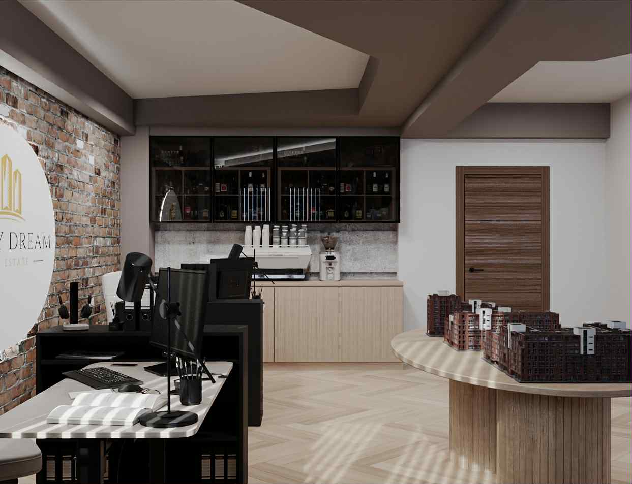 Канцеларија Sunny Dream Real Estate — Внатрешен Дизајн, Скопје 9